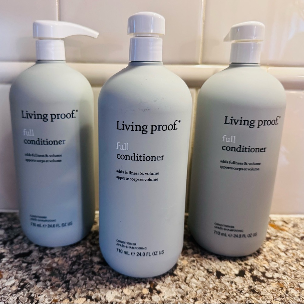 3 BRAND NEW Living Proof Full Conditioner, 24 oz., $150